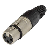 Proel xlr3fv xlr 3-pole cable mount female plug